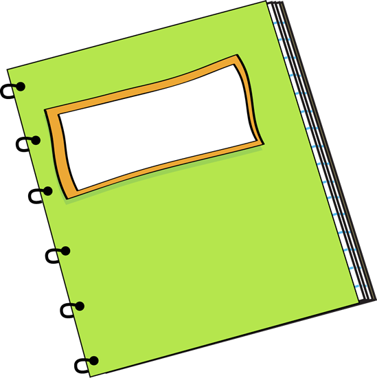 Green Spiral Notebook Clipart PNG image