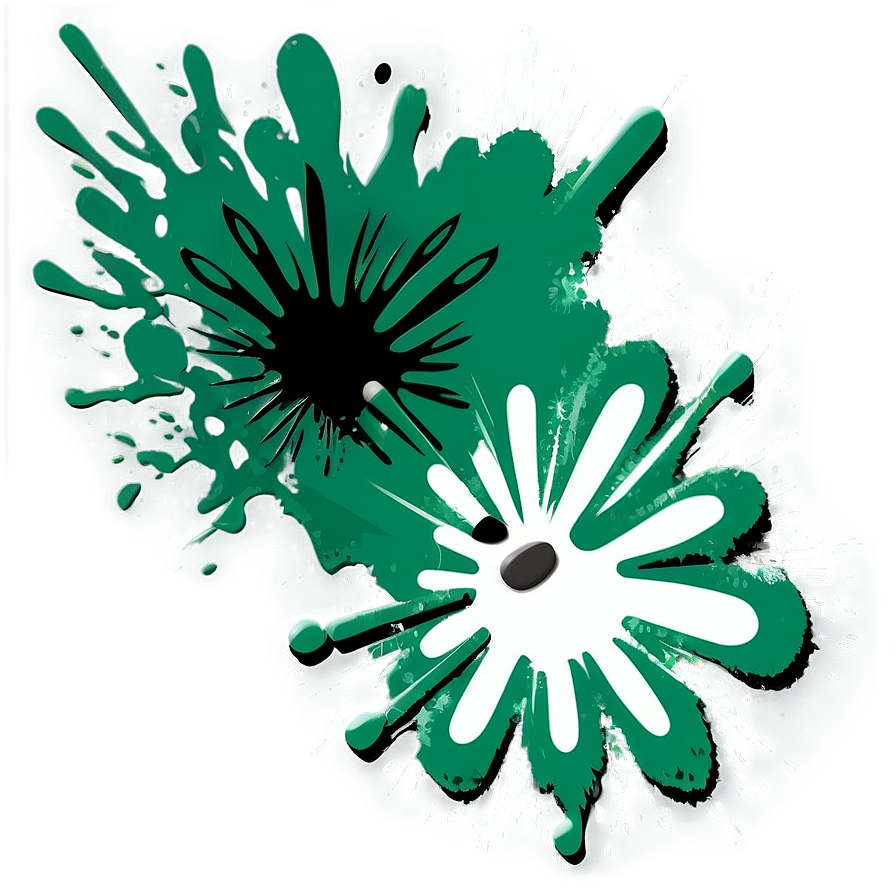 Green Splat Png 06122024 PNG image