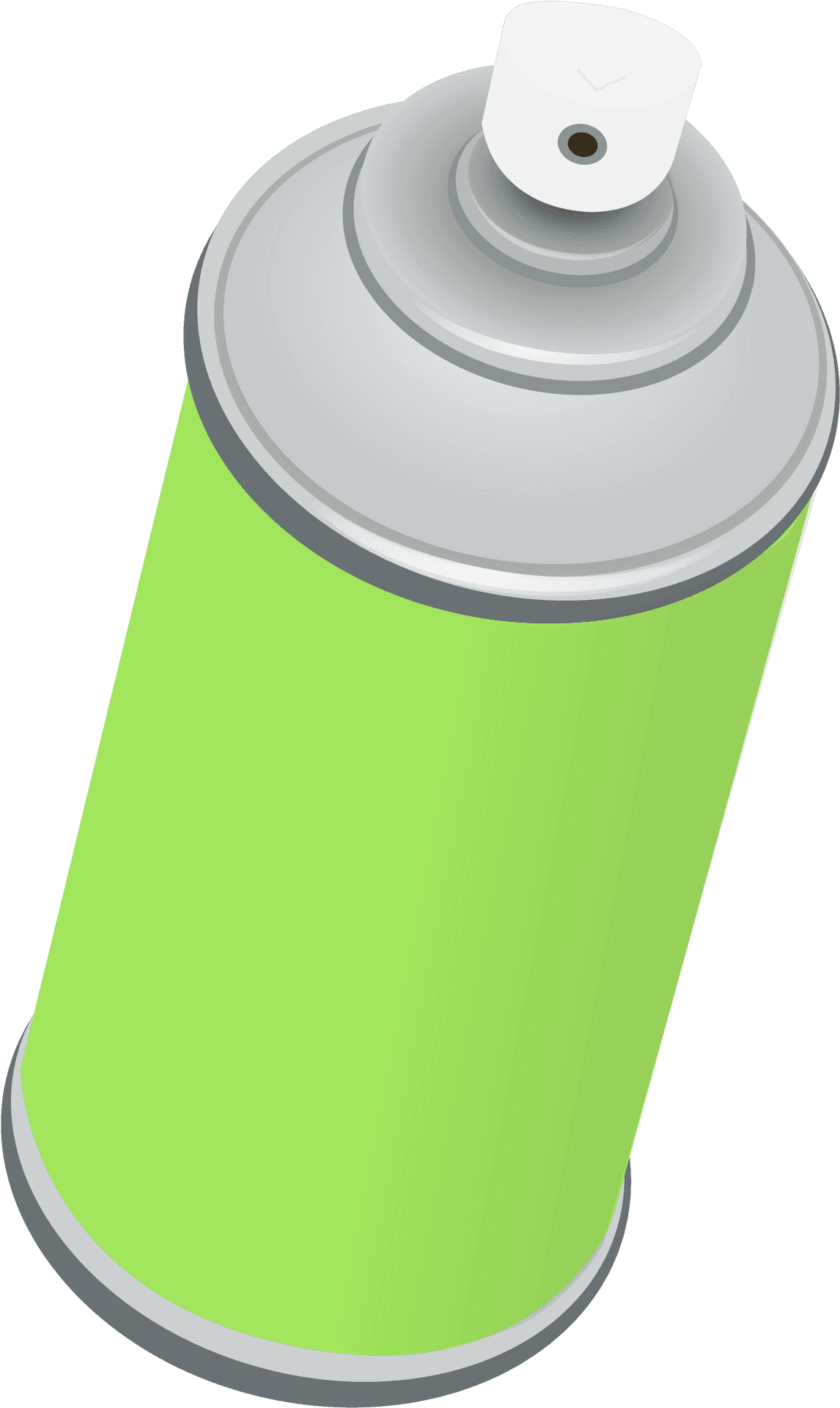 Green Spray Paint Can Vector PNG image