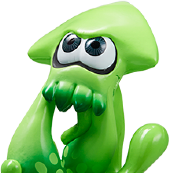 Green Squid Toy Figure PNG image