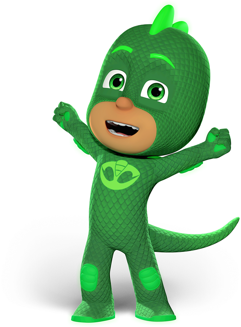 Green Superhero Character Animation PNG image