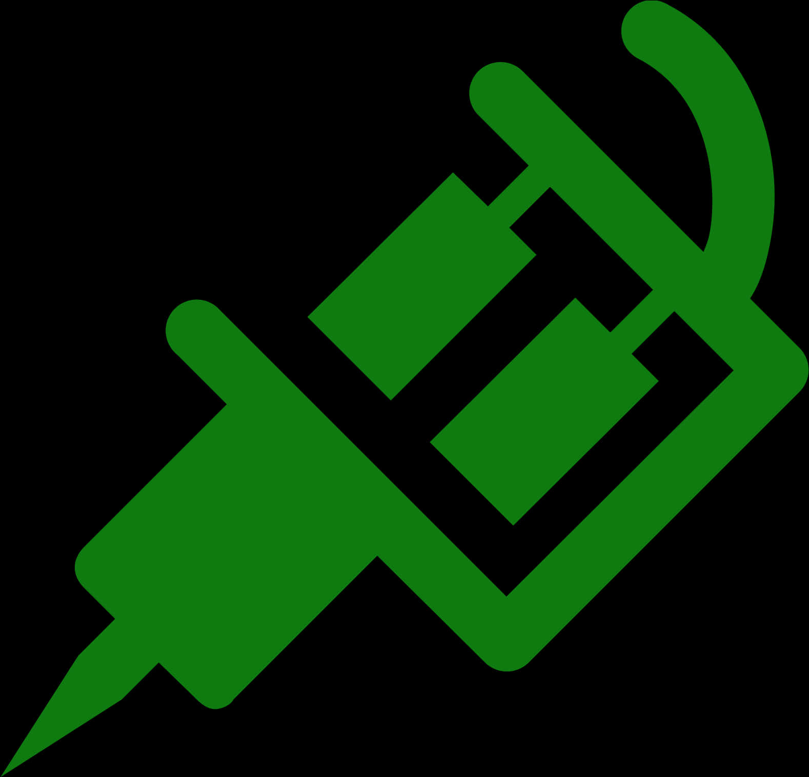 Green Tattoo Machine Icon PNG image