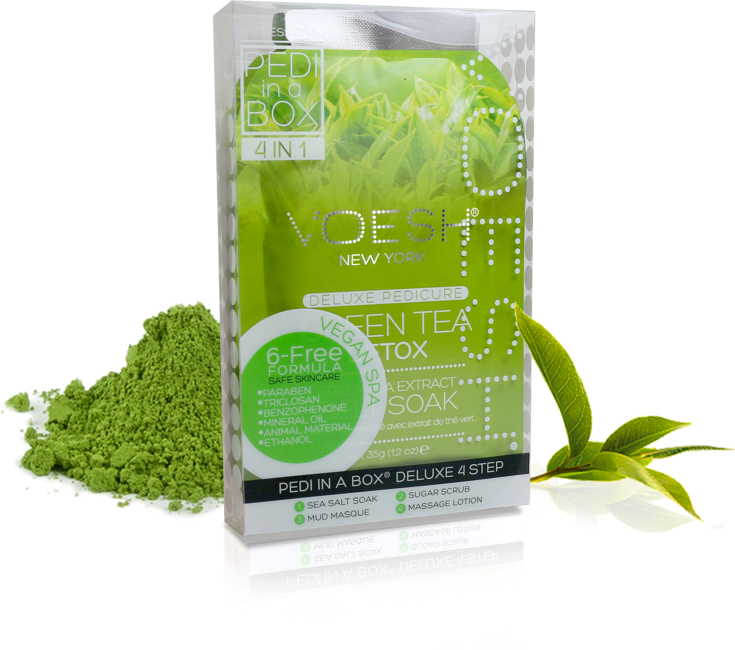 Green Tea Detox Pedicure Product PNG image