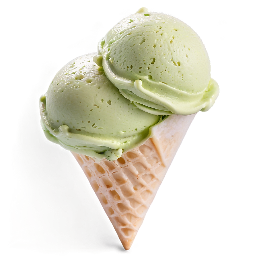 Green Tea Ice Cream Sundee Png 06282024 PNG image