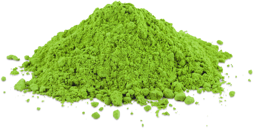 Green Tea Matcha Powder Pile PNG image