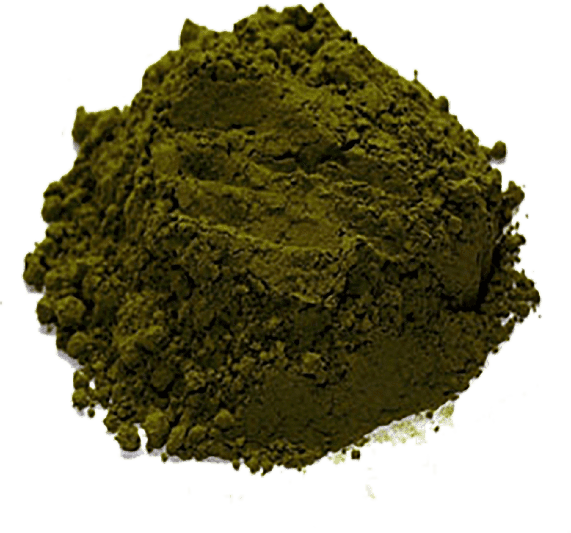 Green Tea Powder Heap PNG image