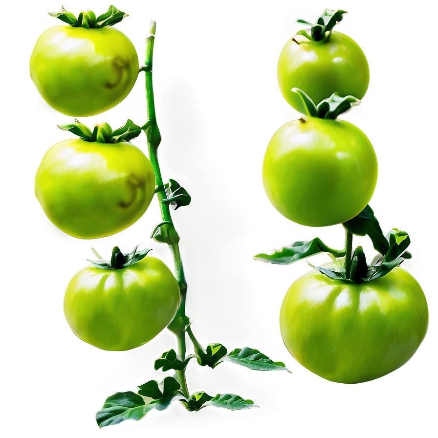 Green Tomato Plant Png 06212024 PNG image