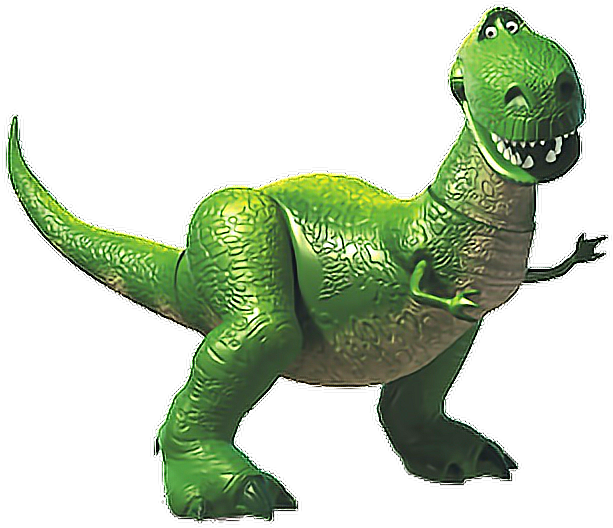 Green Toy Dinosaur Character PNG image