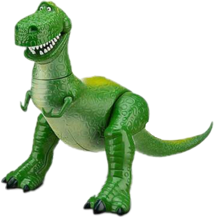 Green Toy Dinosaur Figure PNG image