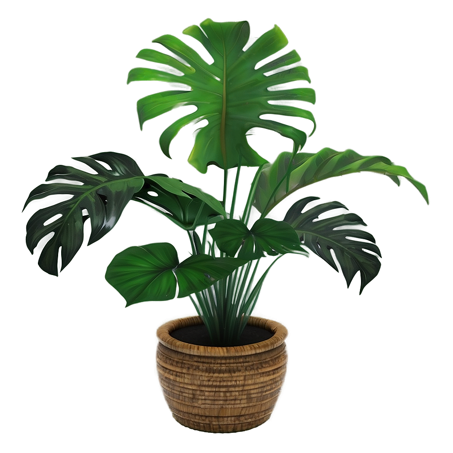 Green Tropical Plant Png Yjh28 PNG image