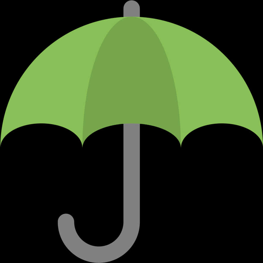 Green Umbrella Icon PNG image