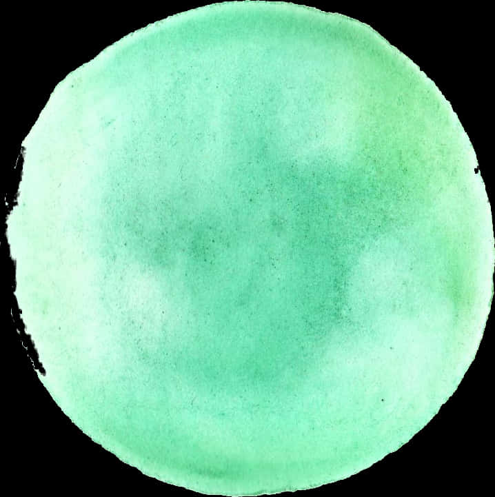 Green Watercolor Circle Texture PNG image