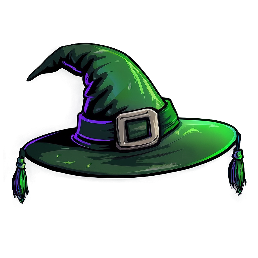 Green Witch Hat Png 40 PNG image