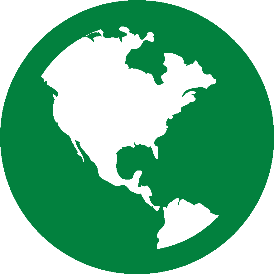 Green World Map Graphic PNG image