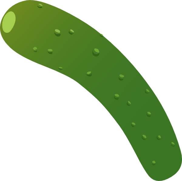 Green Zucchini Illustration.png PNG image