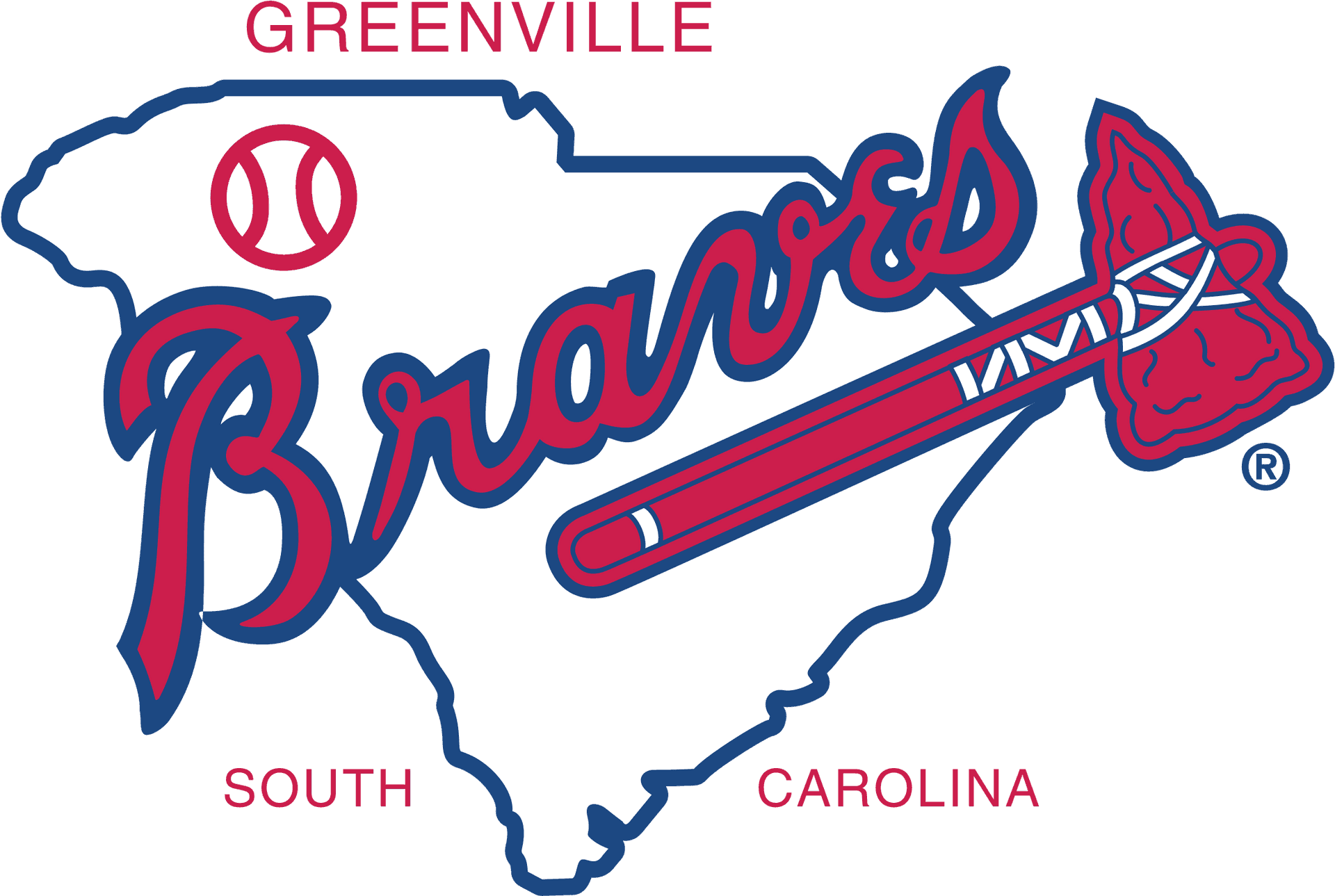 Greenville Braves Logo South Carolina PNG image