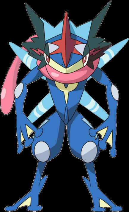 Greninja Pokemon Character PNG image