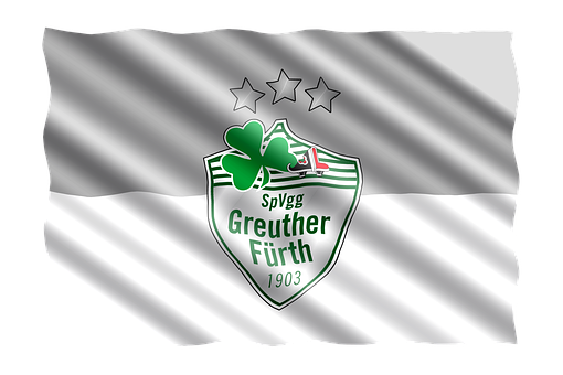 Greuther Fuerth Club Creston Flag PNG image