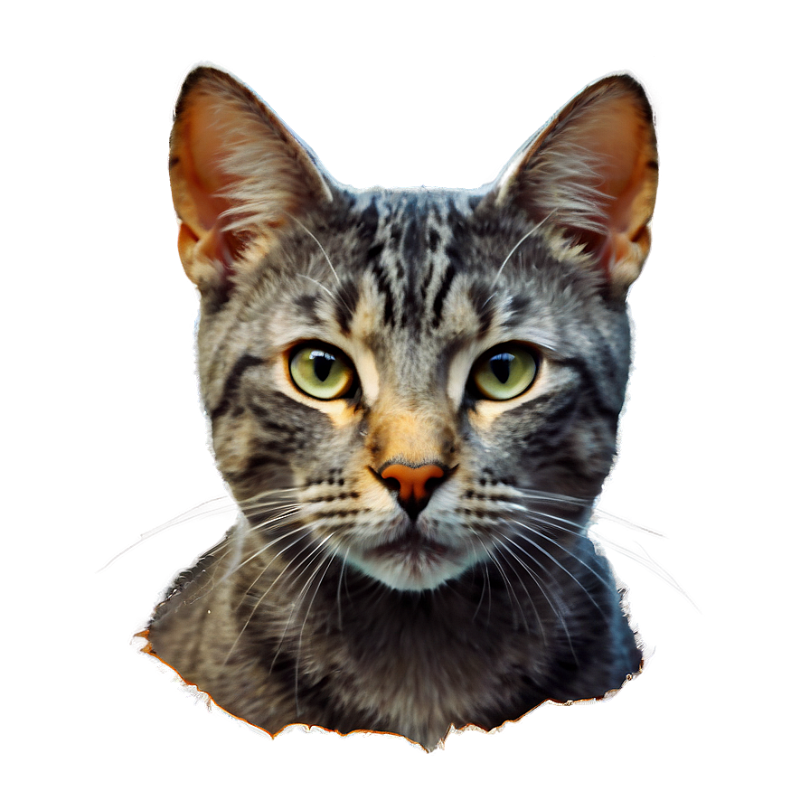 Grey Cat Head Photo Png Gtb PNG image