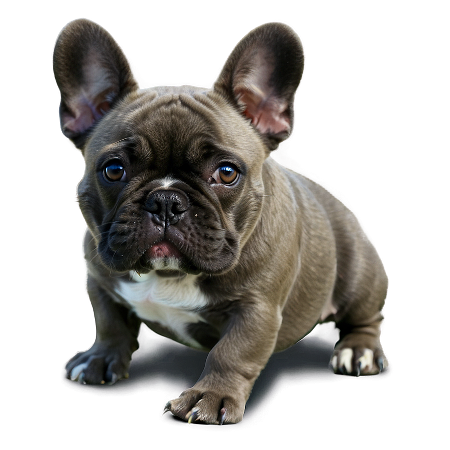 Grey French Bulldog Png Kce PNG image