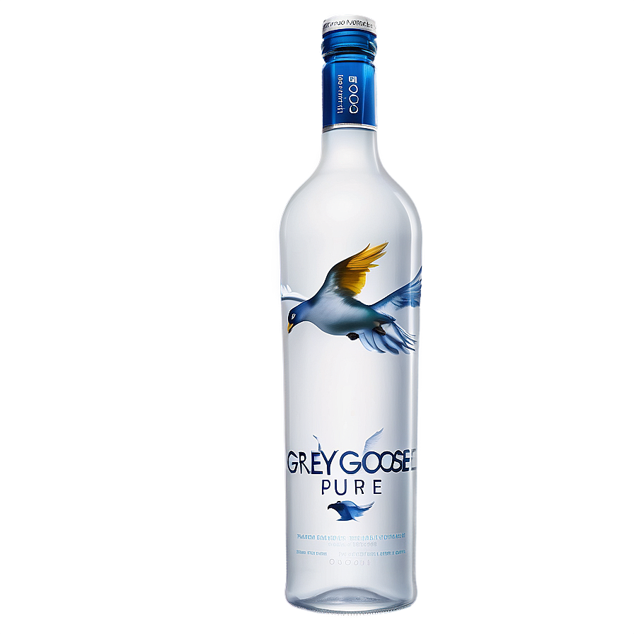 Grey Goose Pure Vodka Png 06252024 PNG image