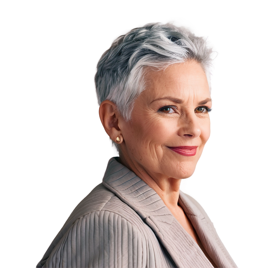 Grey Hair Confidence Png Cmi PNG image