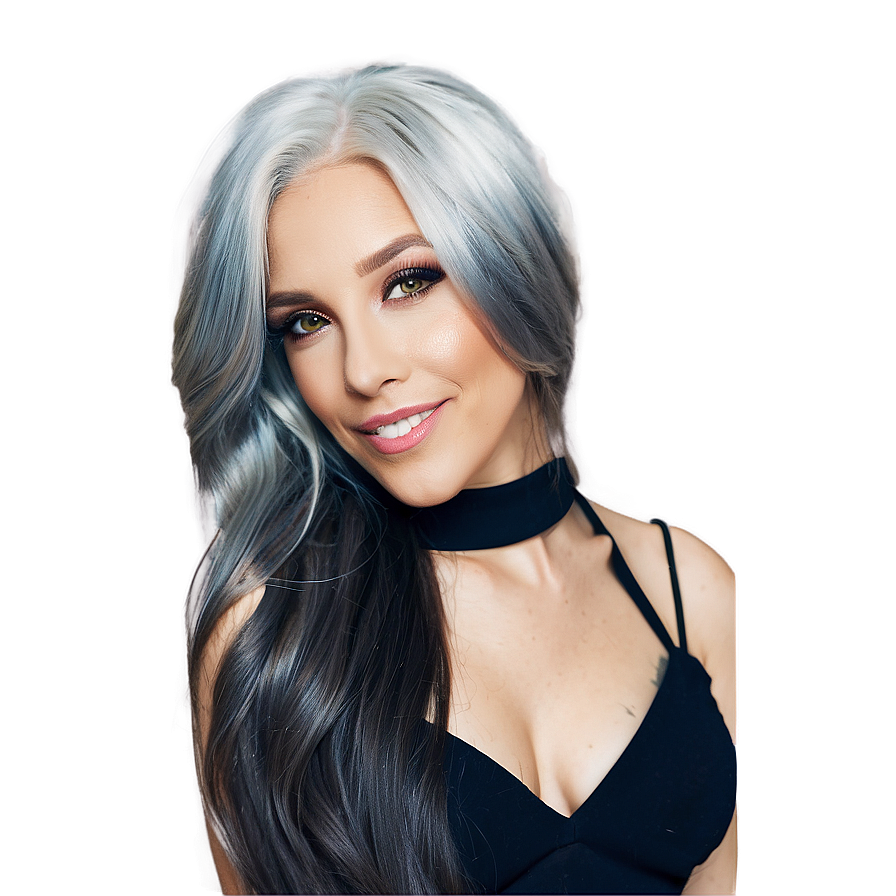 Grey Hair Glamour Png 06282024 PNG image