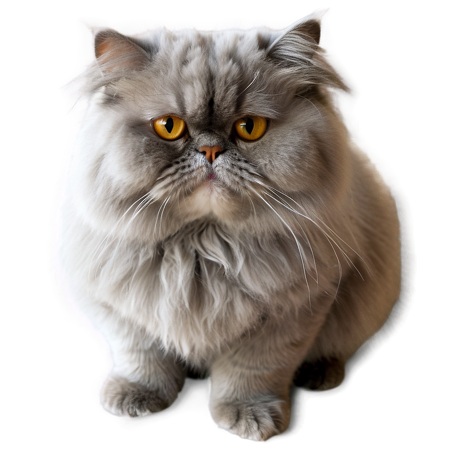 Grey Persian Cat Png 06252024 PNG image