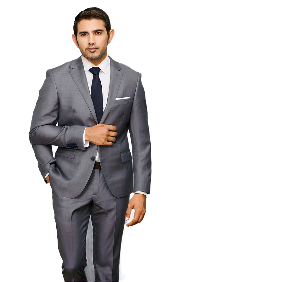 Grey Suit Png 05242024 PNG image