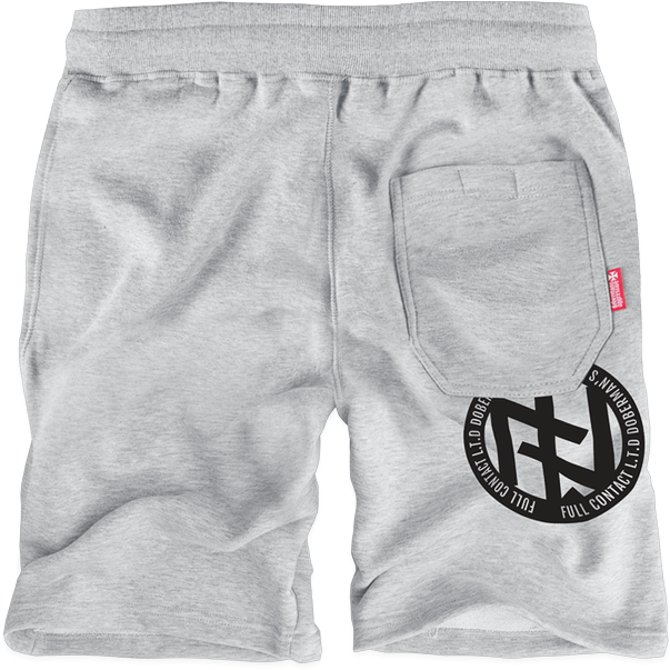 Grey Sweat Shortswith Logo PNG image