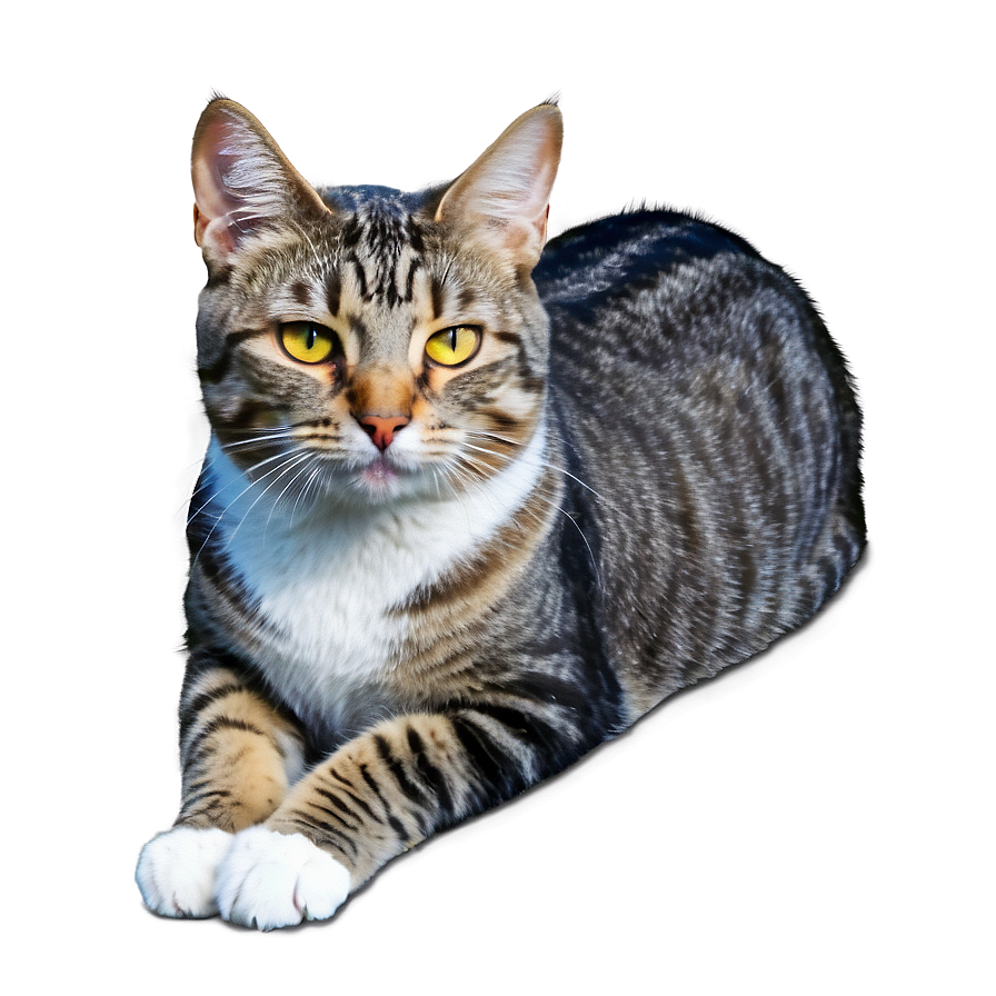 Grey Tabby Cat Png Ebf91 PNG image