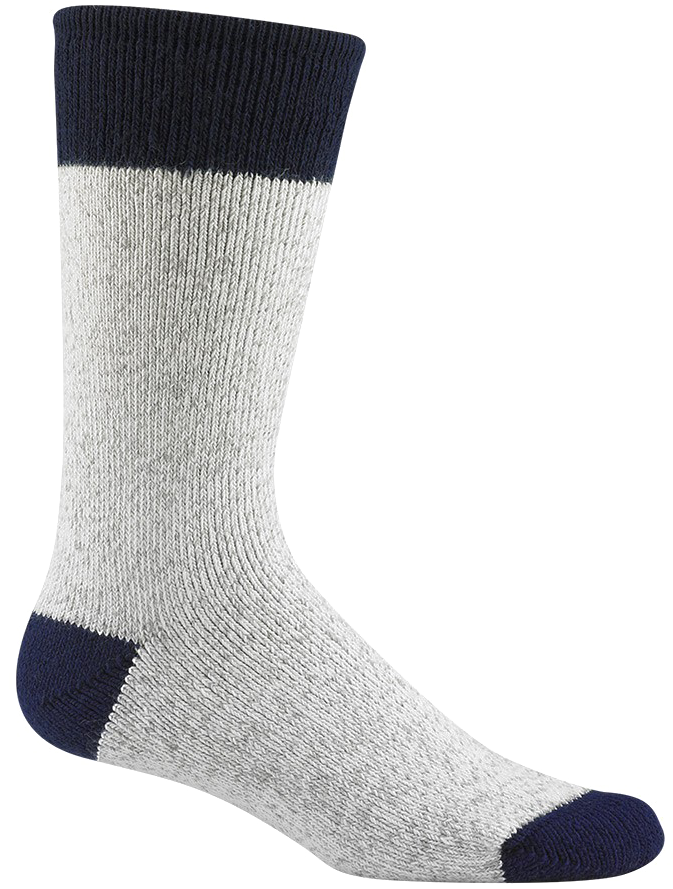 Greyand Navy Crew Sock PNG image