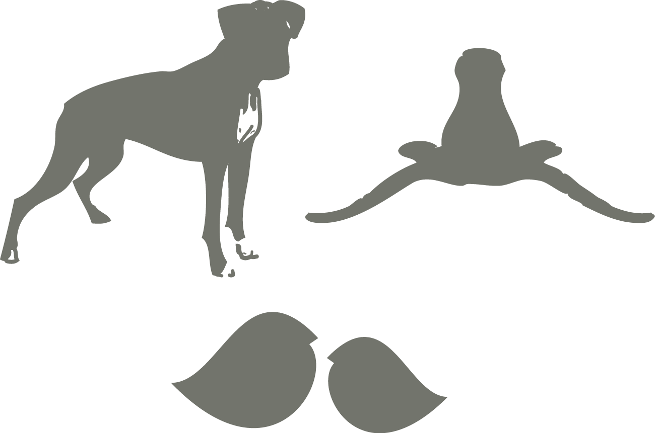 Greyhoundand Banana Silhouettes PNG image