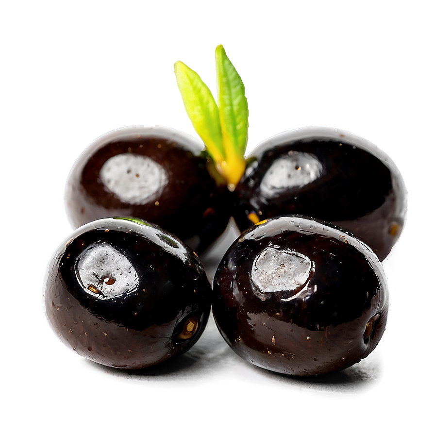 Grilled Black Olives Png Hss PNG image