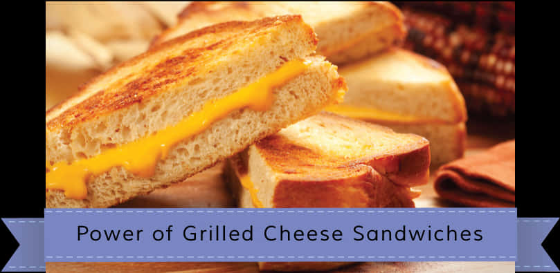 Grilled Cheese Sandwiches Deliciousness PNG image