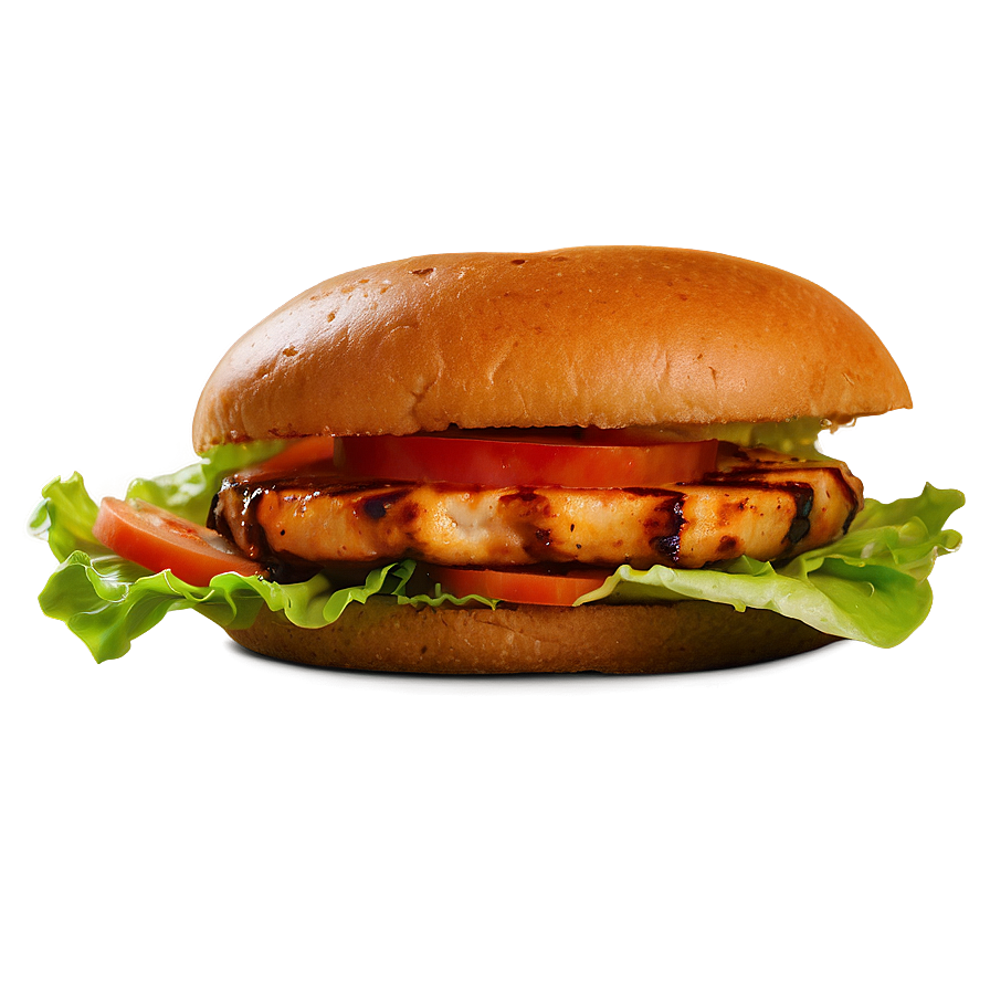 Grilled Chicken Burger Png 05042024 PNG image