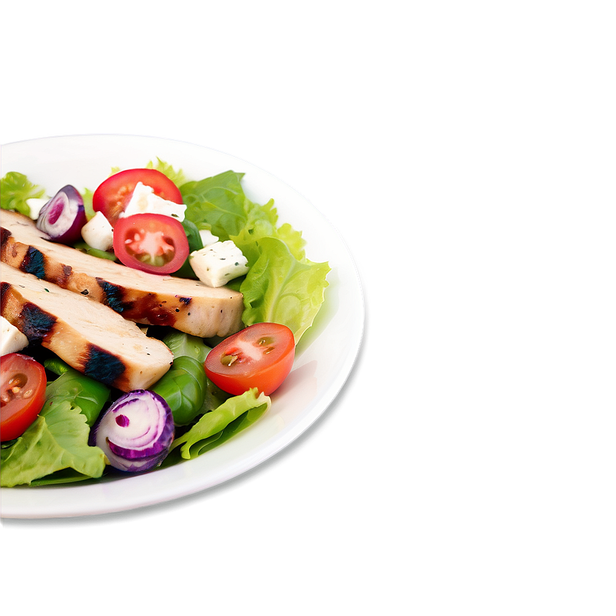 Grilled Chicken Greek Salad Png Qii7 PNG image