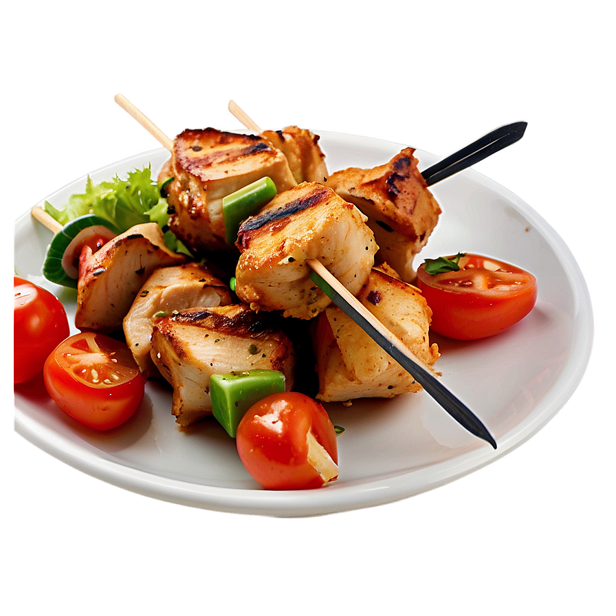 Grilled Chicken Skewers Kebab Png Vvs PNG image