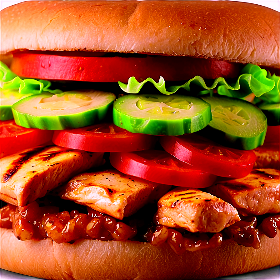 Grilled Chicken Whopper Png Swp PNG image