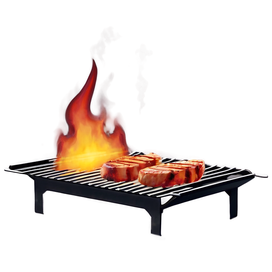 Grilling Fire Png B PNG image