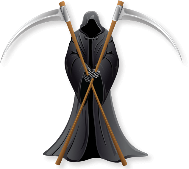 Grim Reaper Cartoon PNG image