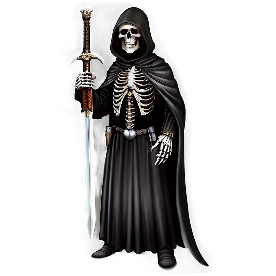 Grim Reaper In Armor Png Qyh35 PNG image