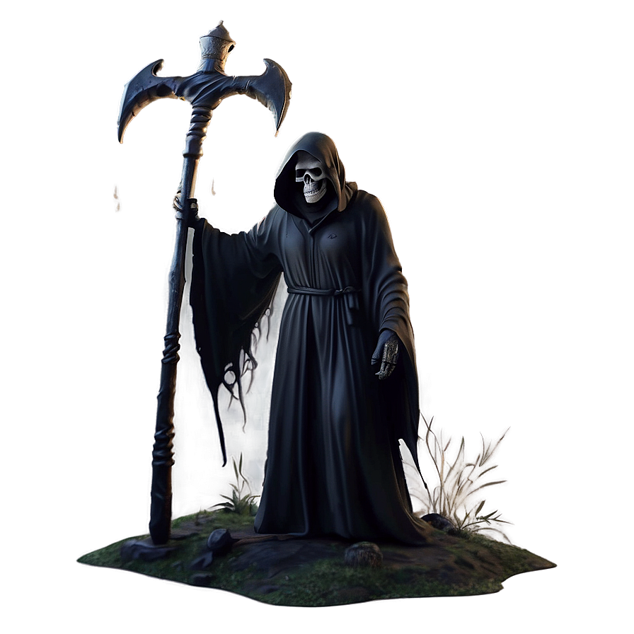 Grim Reaper In Fog Png Hmm PNG image