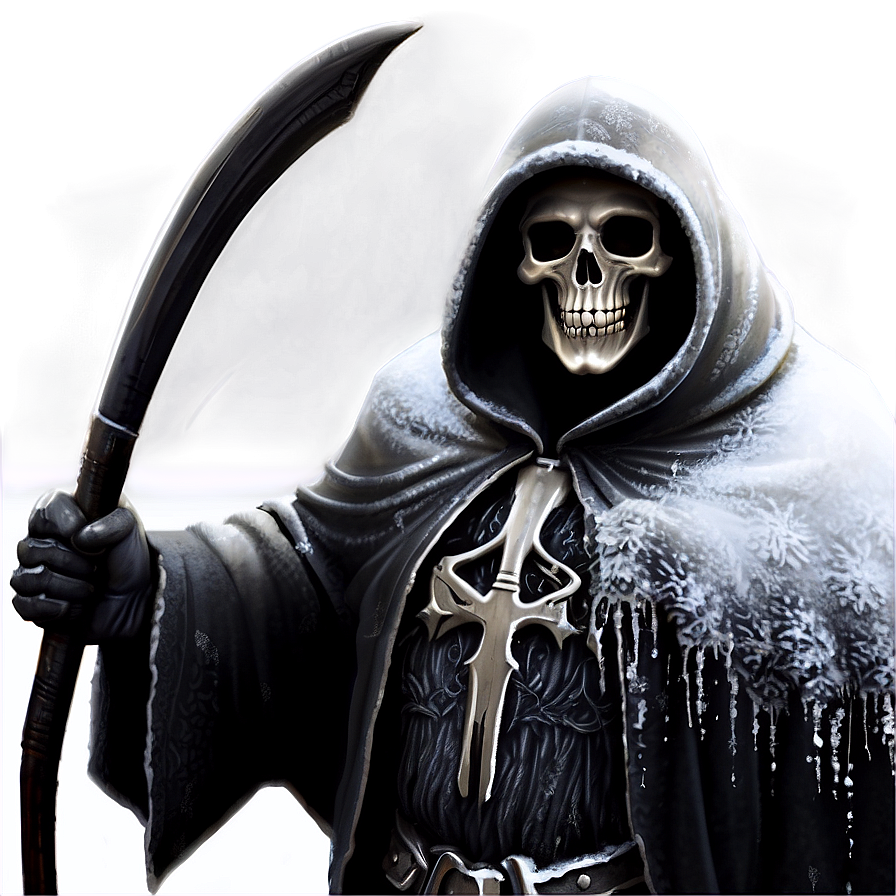 Grim Reaper In Snow Png 57 PNG image