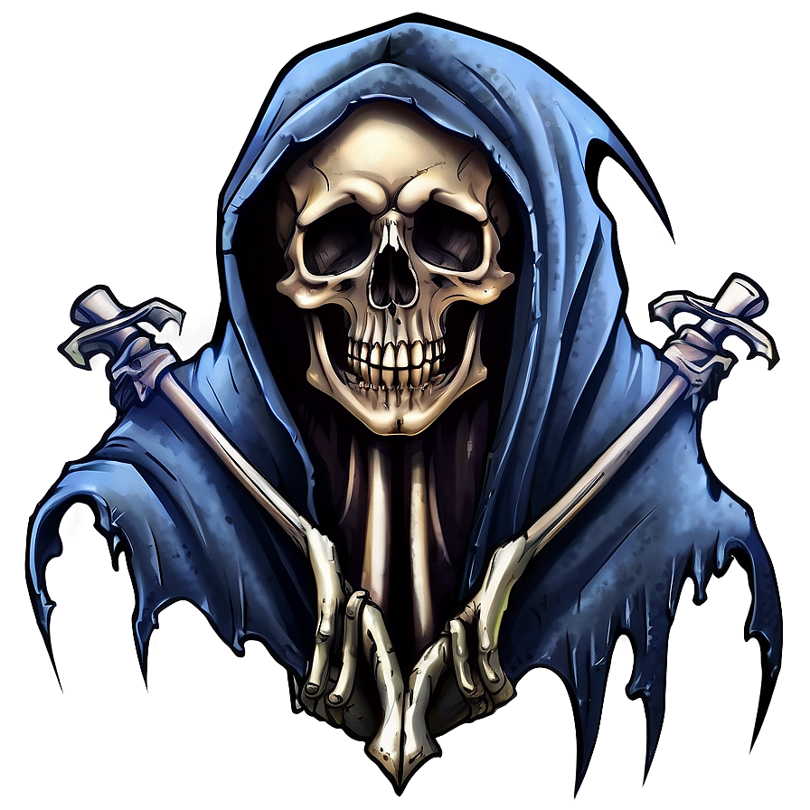 Grim Reaper Tattoo Design Png Ypo49 PNG image