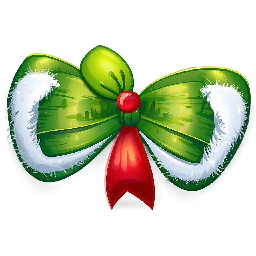 Grinch Christmas Bow Png Ein56 PNG image