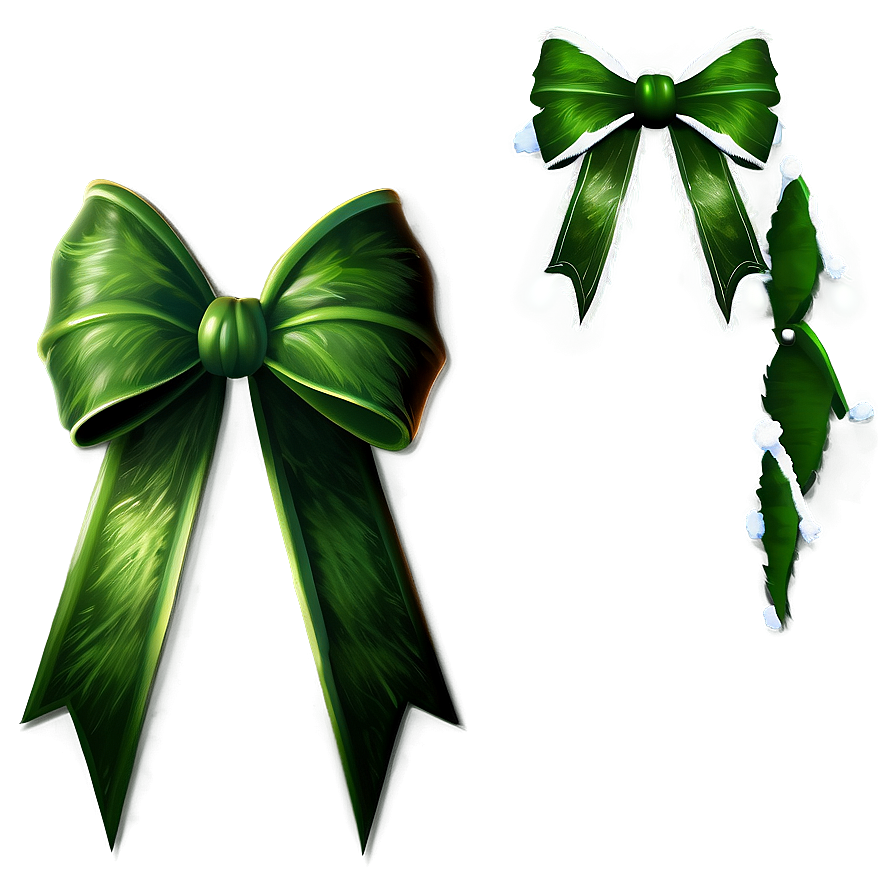 Grinch Christmas Bow Png Thb PNG image