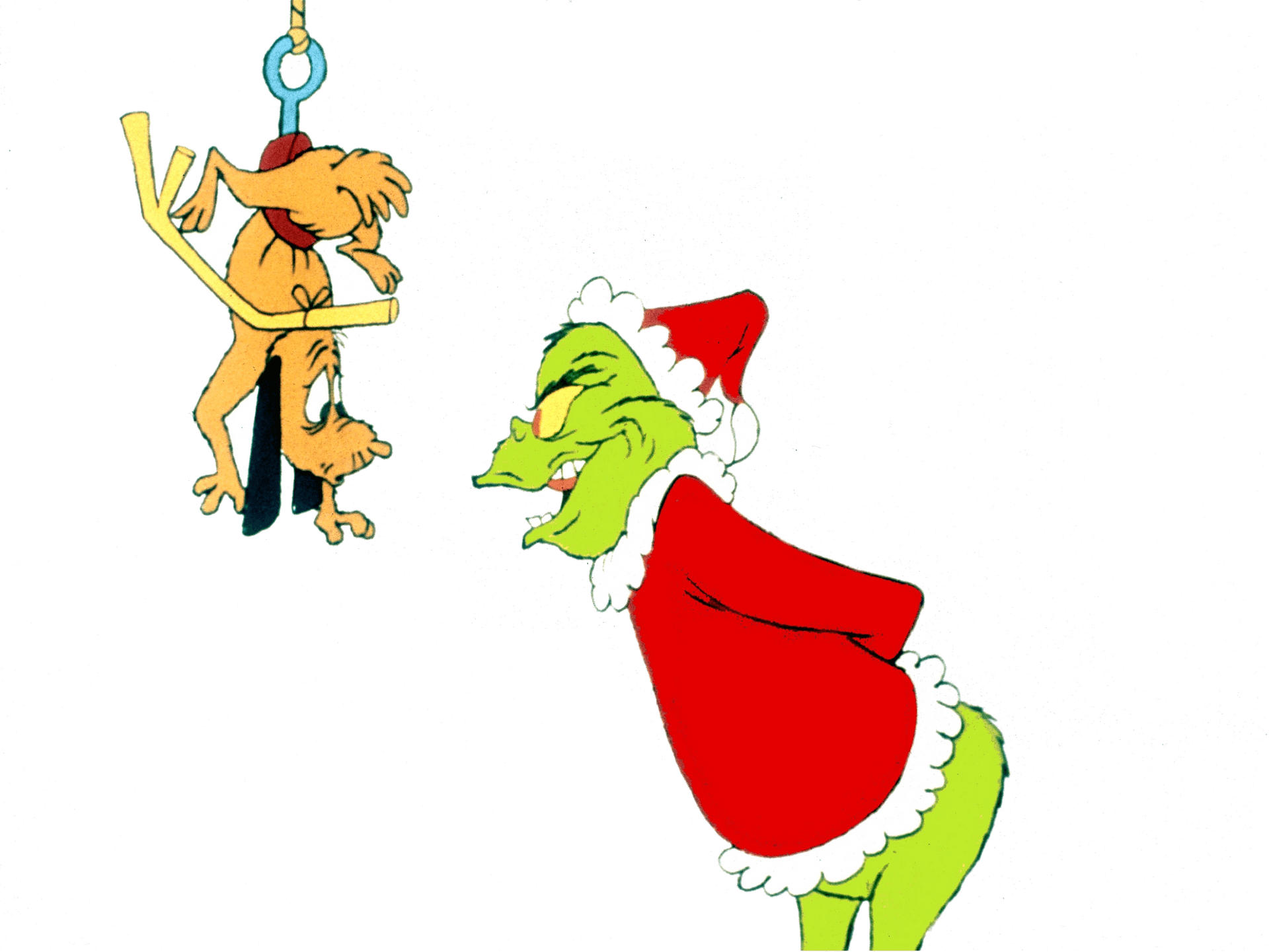 Grinchand Max Christmas Scene PNG image