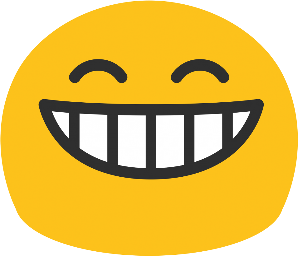 Grinning Face Emoji.png PNG image