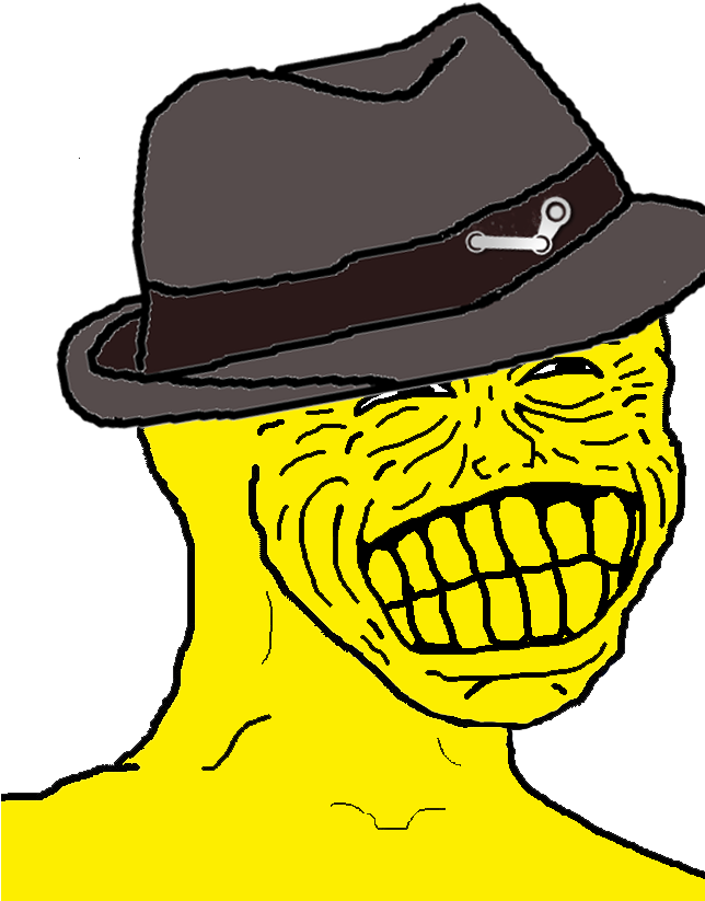 Grinning Face With Hat Drawing PNG image